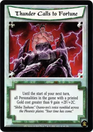 Thunder Calls to Fortune