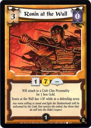 Ronin at the Wall