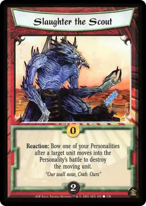 Slaughter the Scout [version 1]