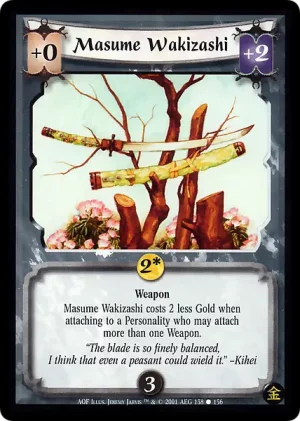 Masume Wakizashi
