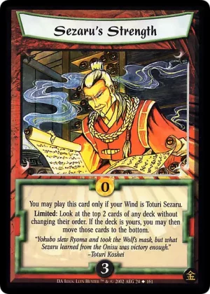 Sezaru's Strength