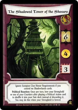 The Shadowed Tower of the Shosuro