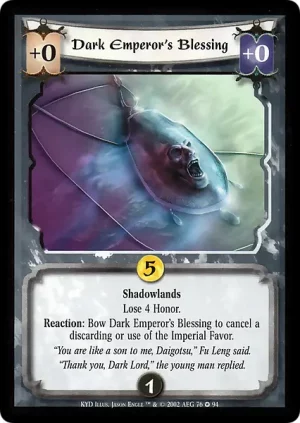 Dark Emperor's Blessing