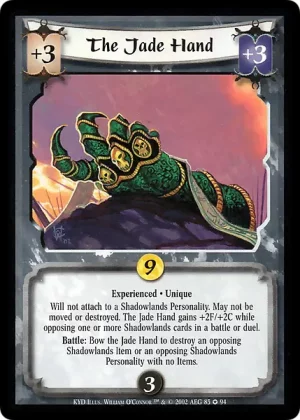 The Jade Hand XP
