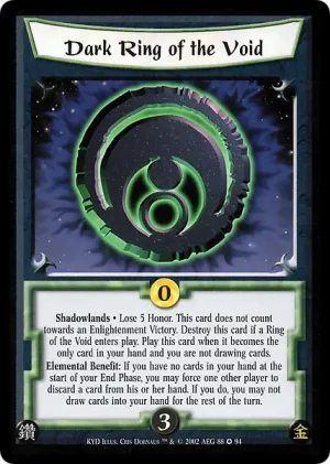Dark Ring of the Void