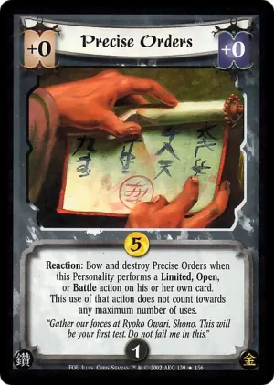 Precise Orders FOIL