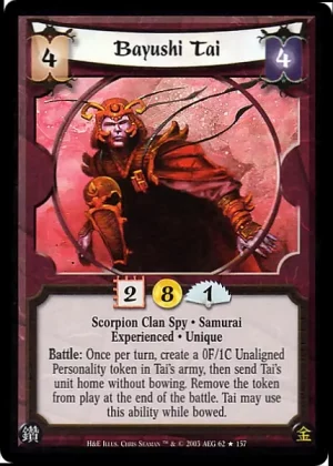 Bayushi Tai XP