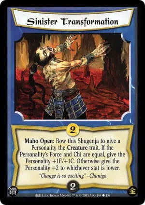 Sinister Transformation