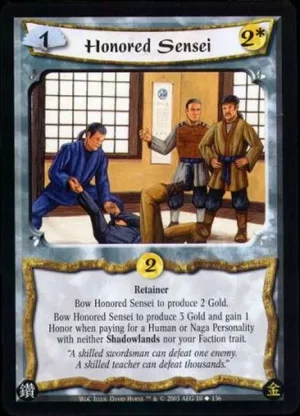 Honored Sensei
