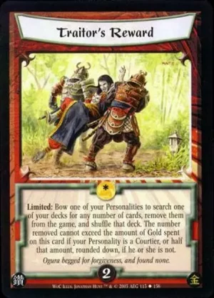 Traitor's Reward