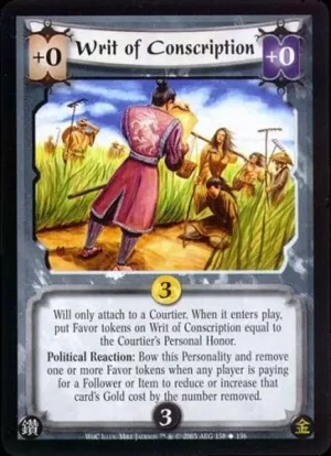 Writ of Conscription