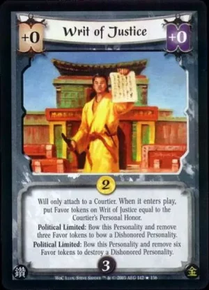 Writ of Justice FOIL