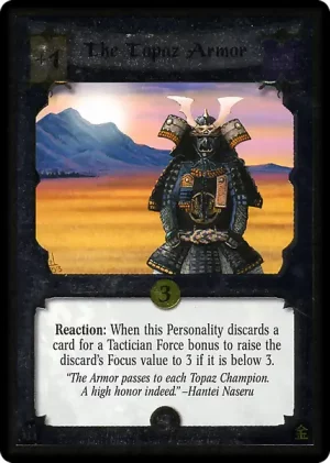 The Topaz Armor FOIL