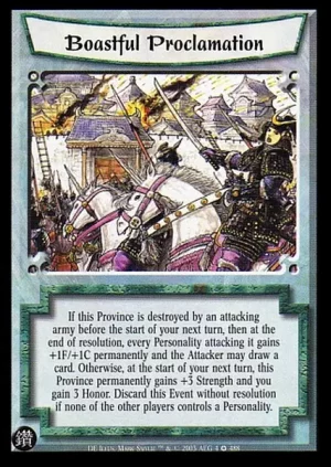 Boastful Proclamation