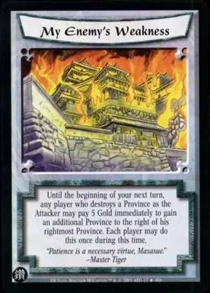 My Enemy's Weakness