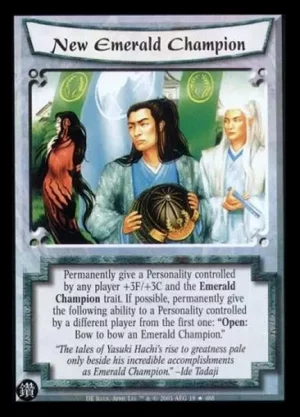 New Emerald Champion