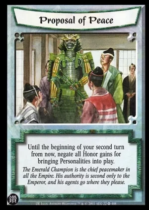 Proposal of Peace