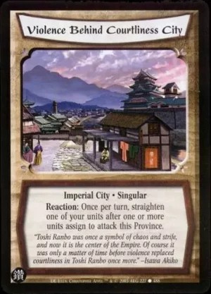 Violence Behind Courtliness City