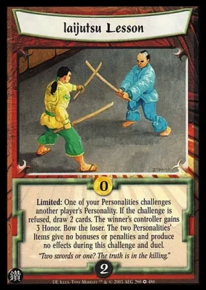 Iaijutsu Lesson