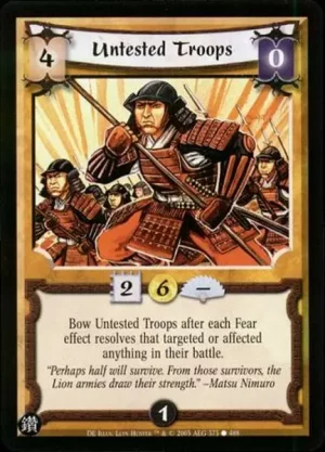 Untested Troops