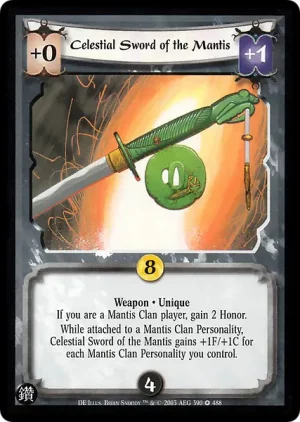 Celestial Sword of the Mantis
