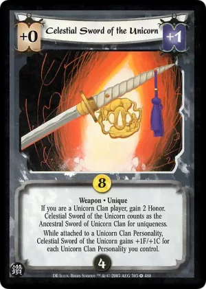Celestial Sword of the Unicorn