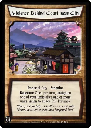 Violence Behind Courtliness City (LN38)