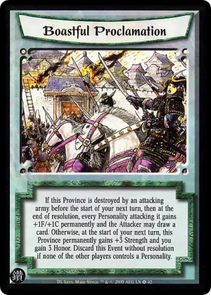 Boastful Proclamation (LN42)