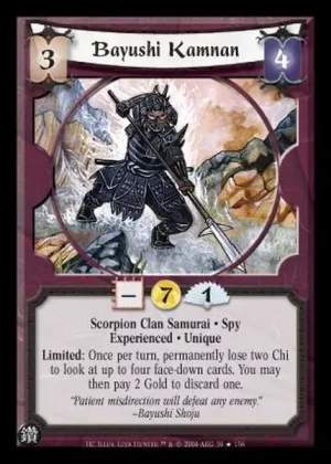Bayushi Kamnan XP