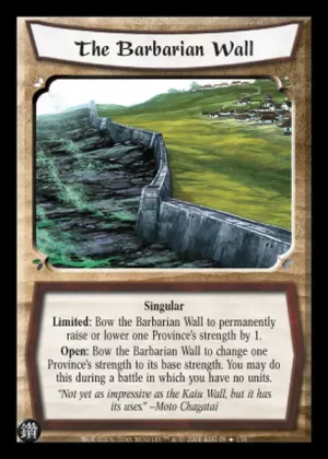 The Barbarian Wall