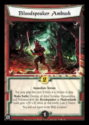Bloodspeaker Ambush