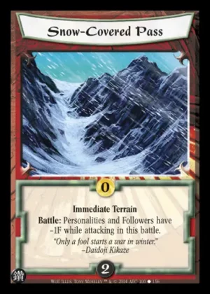 Snow-Covered Pass