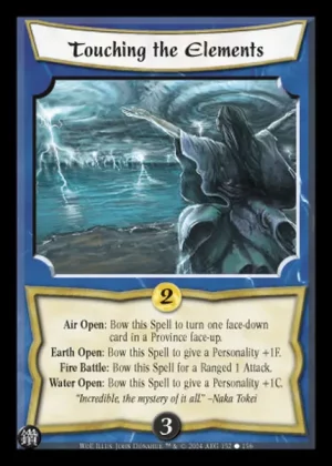 Touching the Elements