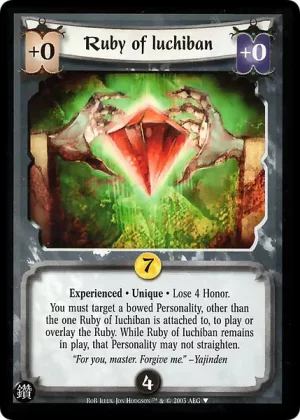 Ruby of Iuchiban XP