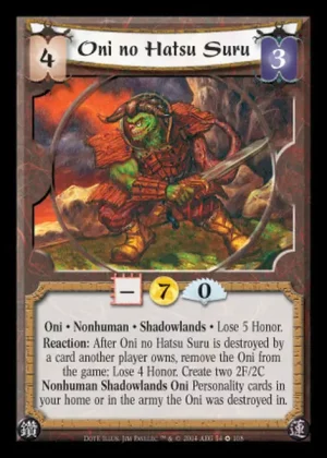 Oni no Hatsu Suru