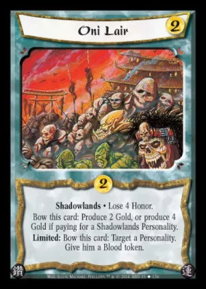 Oni Lair ***DAMAGED (crease)