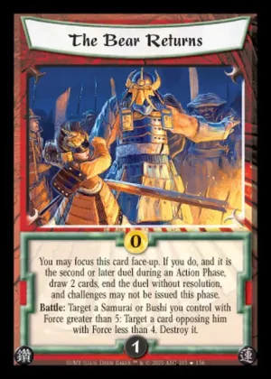 The Bear Returns FOIL