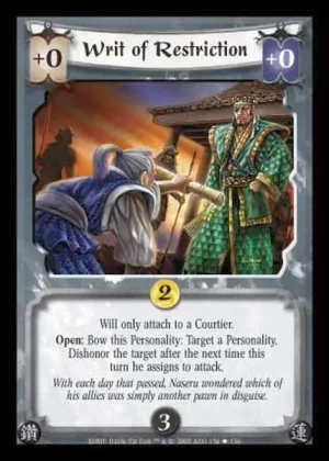 Writ of Restriction