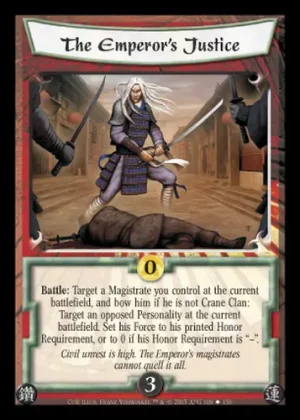 The Emperor’s Justice