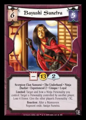 Bayushi Sunetra XP2