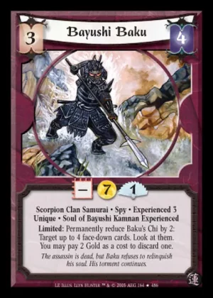 Bayushi Baku XP3