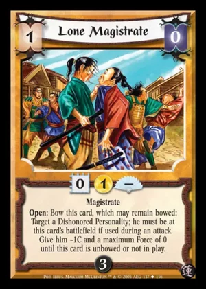 Lone Magistrate