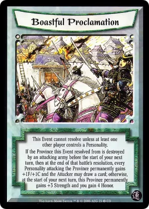 Boastful Proclamation (CD35)