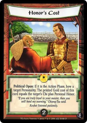 Honor's Cost (CF38)