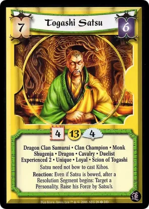 Togashi Satsu XP2 (DD26)