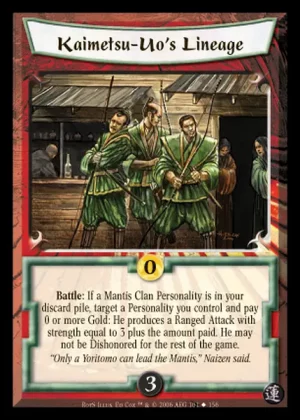 Kaimetsu-Uo's Lineage