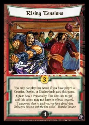 Rising Tensions