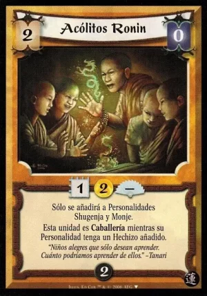 Ronin Acolytes ***UNRELEASED, SPANISH ONLY