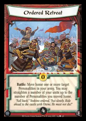 Ordered Retreat