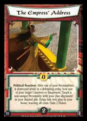 The Empress' Address
